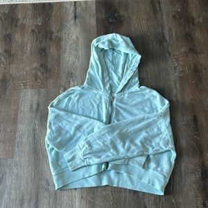 Light blue cropped hoodie!!